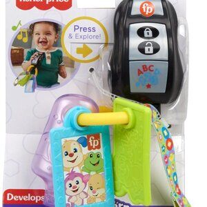 Fisher-Price Baby Travel Toy Laugh & Learn Play & Go Activity Keys 6m+